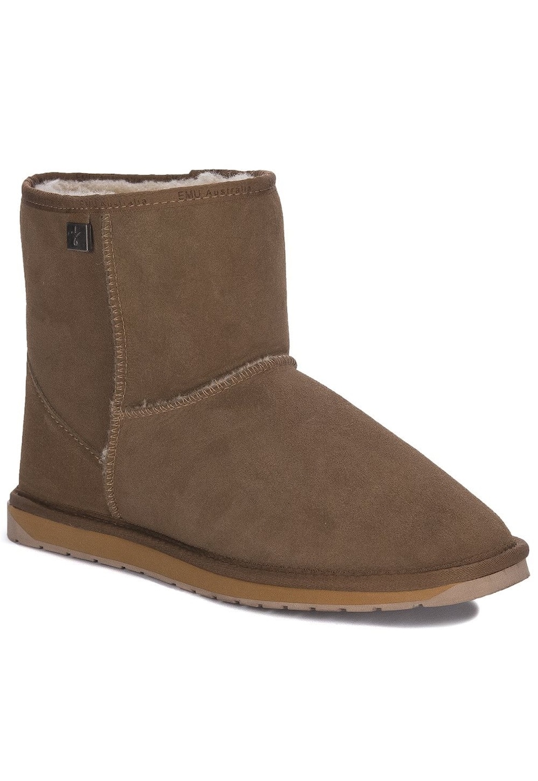 Ghete barbati -  Piele naturala - Maro