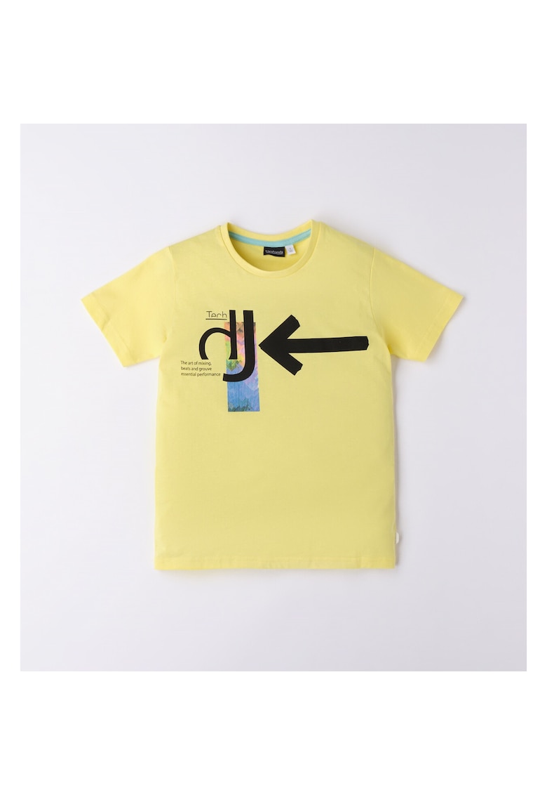 Tricou maneca scurta pentru baiat - 0.6637 - Galben