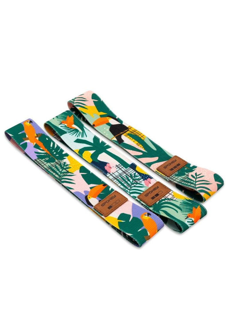 Set 3 benzi elastice Home Jungle - 20kg - 25kg - 30kg - 32x5cm - multicolor