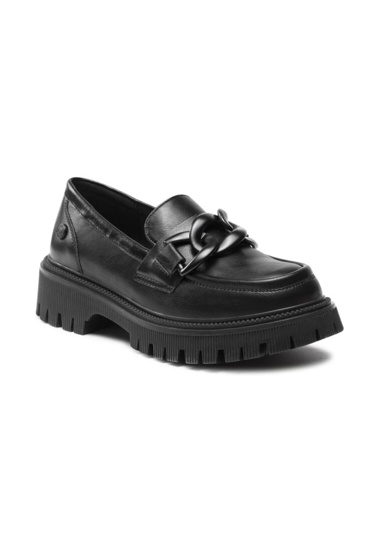 Mocasini dama - 303347 - Piele ecologica - Ecru