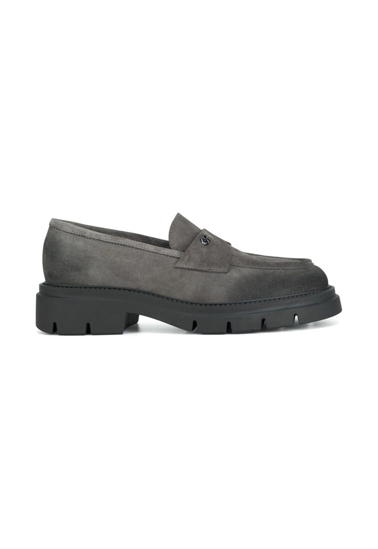 Mocasini dama - 590559 - Piele naturala - Gri -