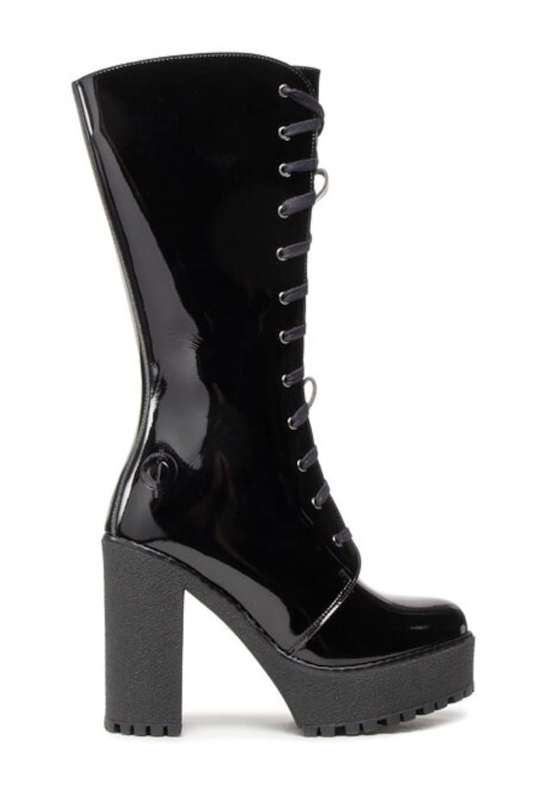 Altercore Cizme dama - 301100 - Piele ecologica - Negru
