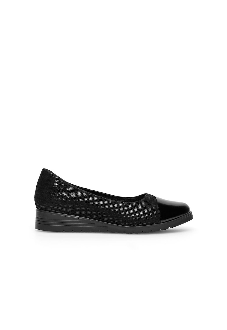 Balerini dama - 590559 - Piele naturala - Negru -