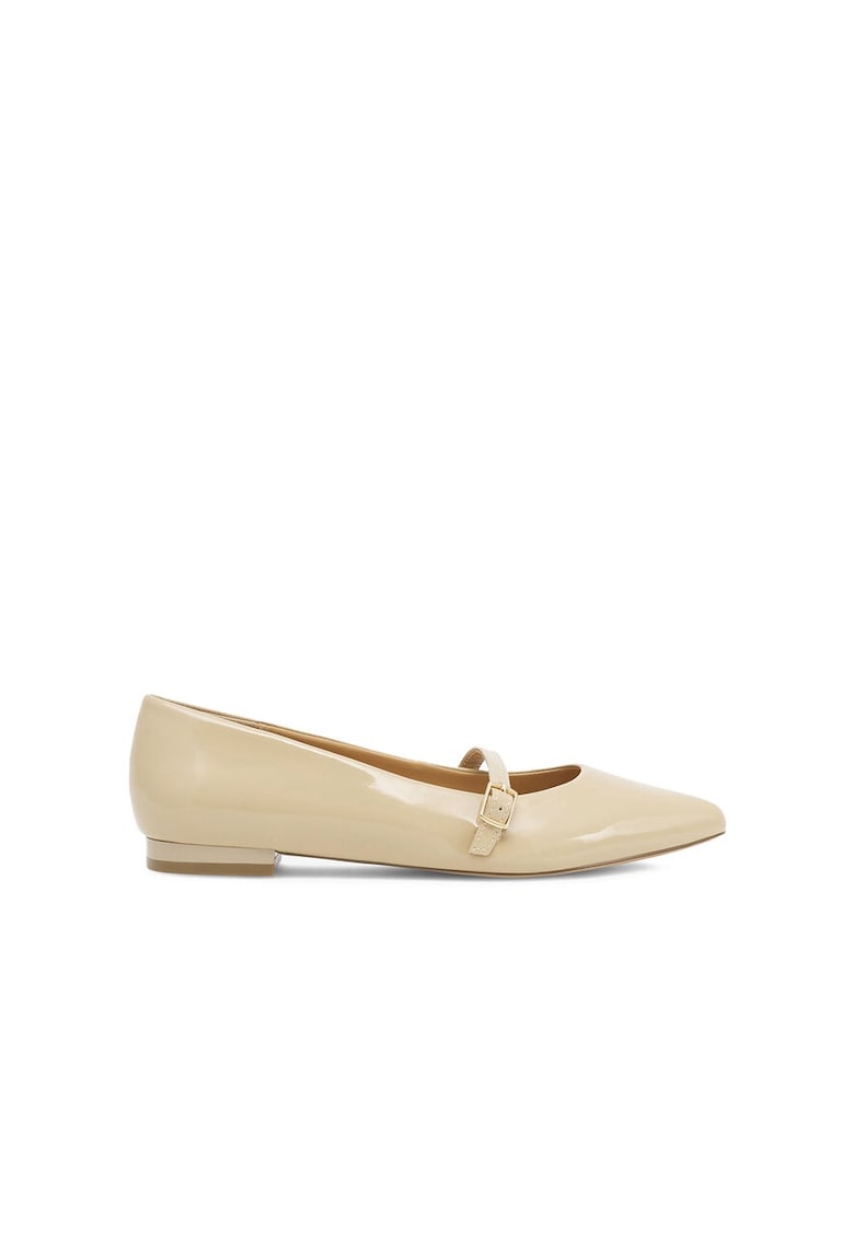 Balerini dama - 590559 - Piele naturala - Bej -