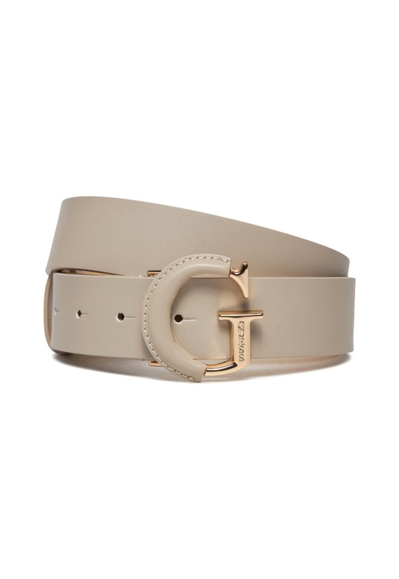 Curea dama - 303463 - Piele naturala - Ecru