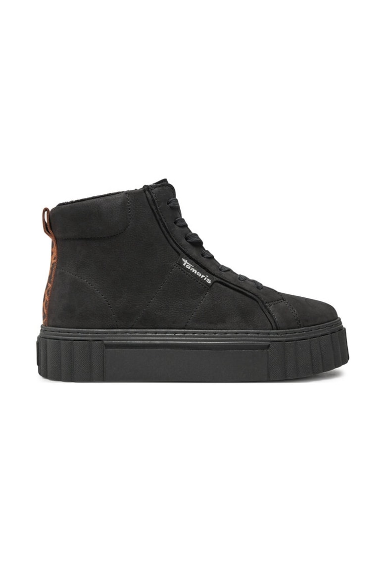 Botine dama - 304120 - Piele naturala - Negru -