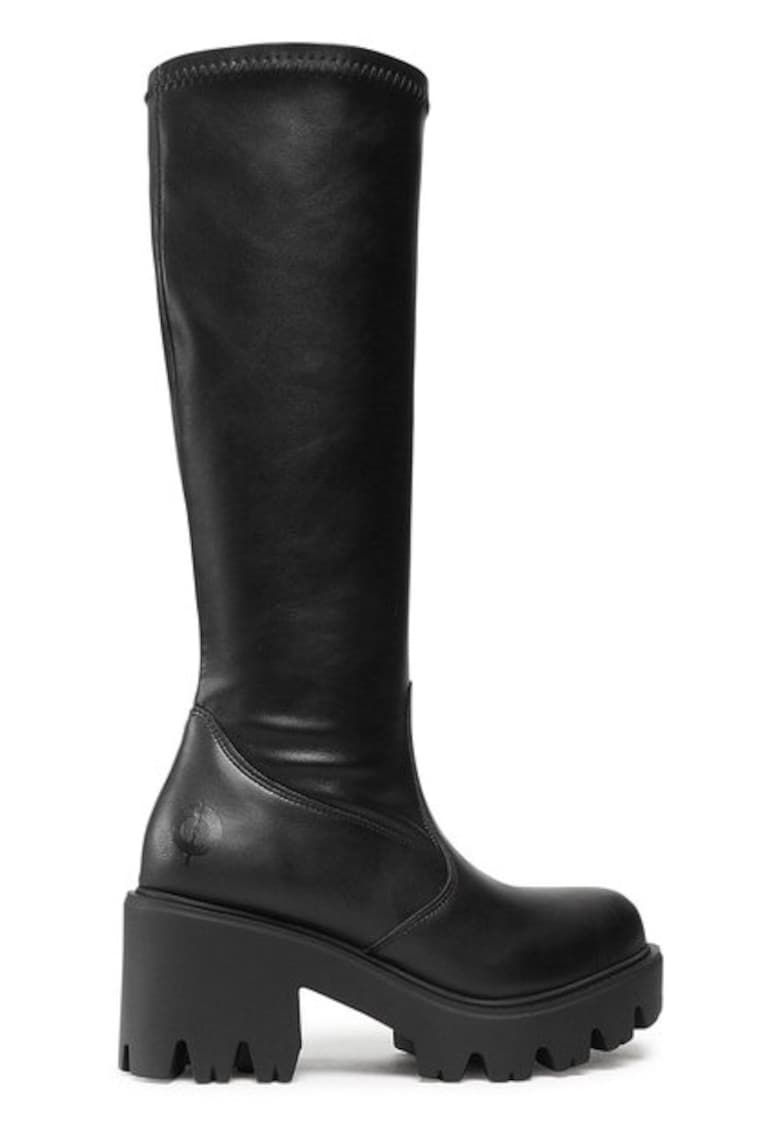 Cizme dama - 301100 - Piele ecologica - Negru