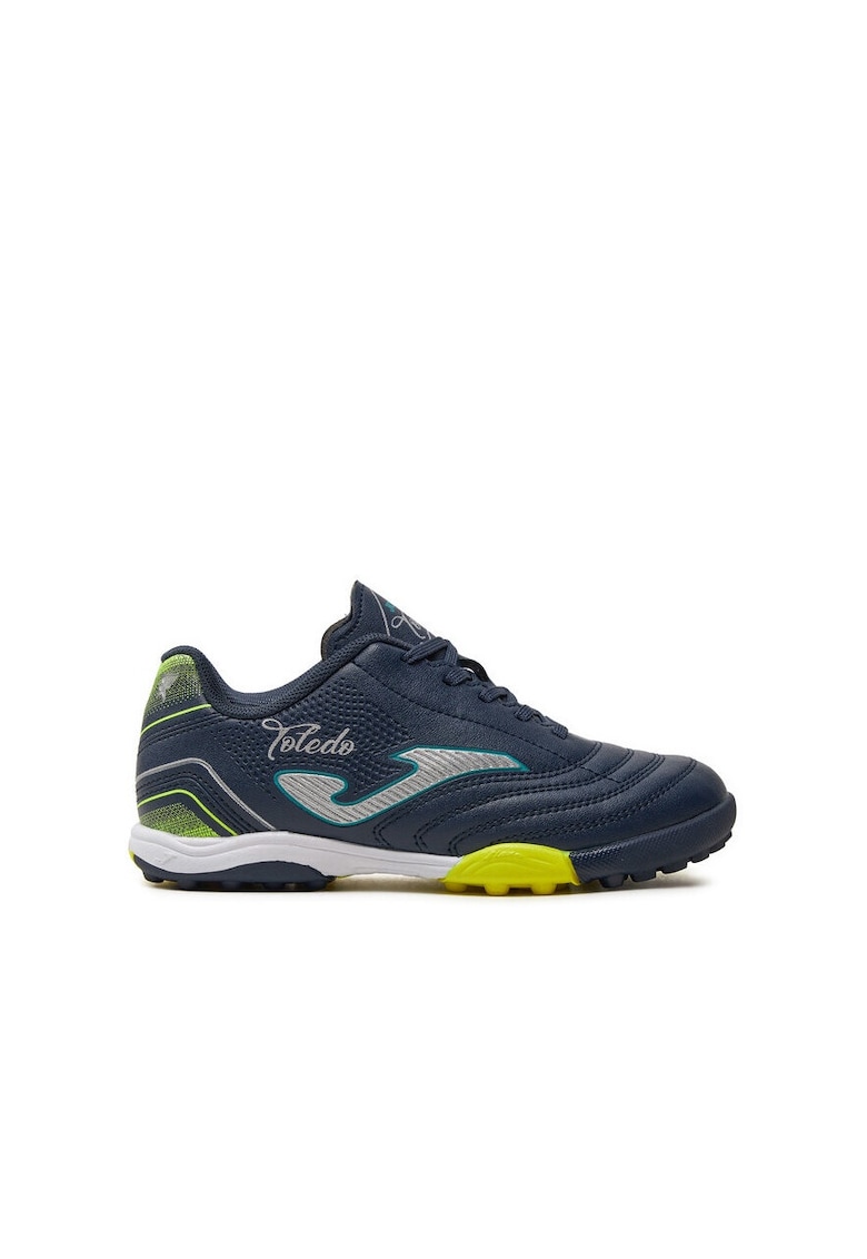 Ghete fotbal Copii - 304046 - Piele ecologica - Bleumarin