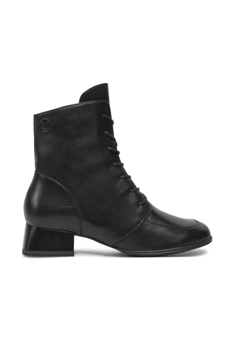 Botine dama - 304314 - Piele naturala - Negru -