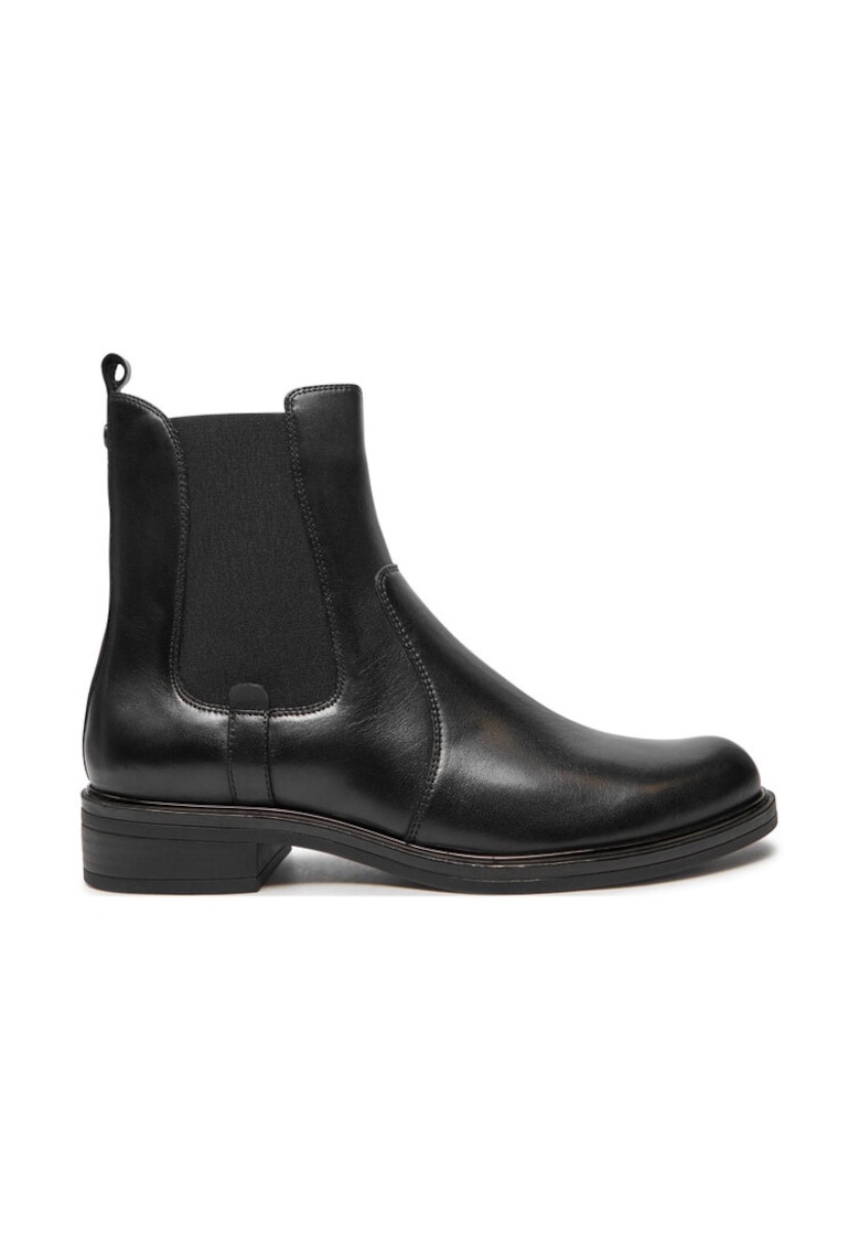 Botine dama - 304316 - Piele naturala - Negru