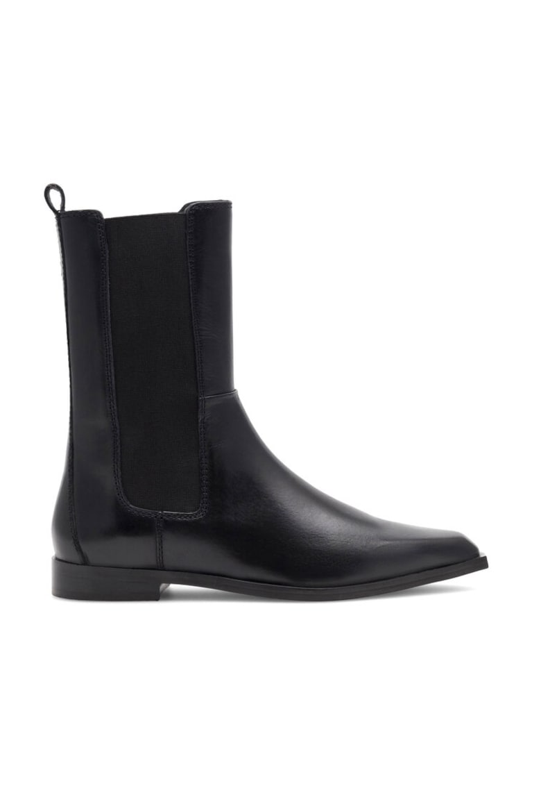Botine dama - 590559 - Piele naturala - Negru -