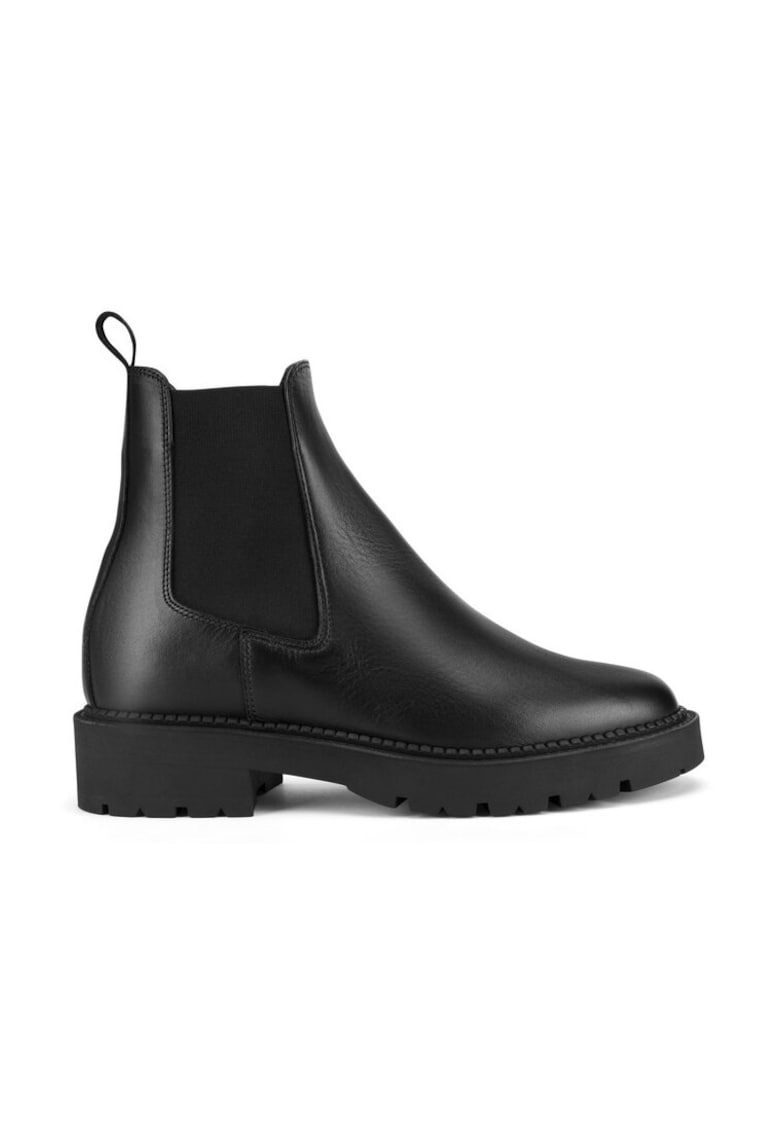 Ghete dama 5905588856214 - Piele naturala - Negru - Negru