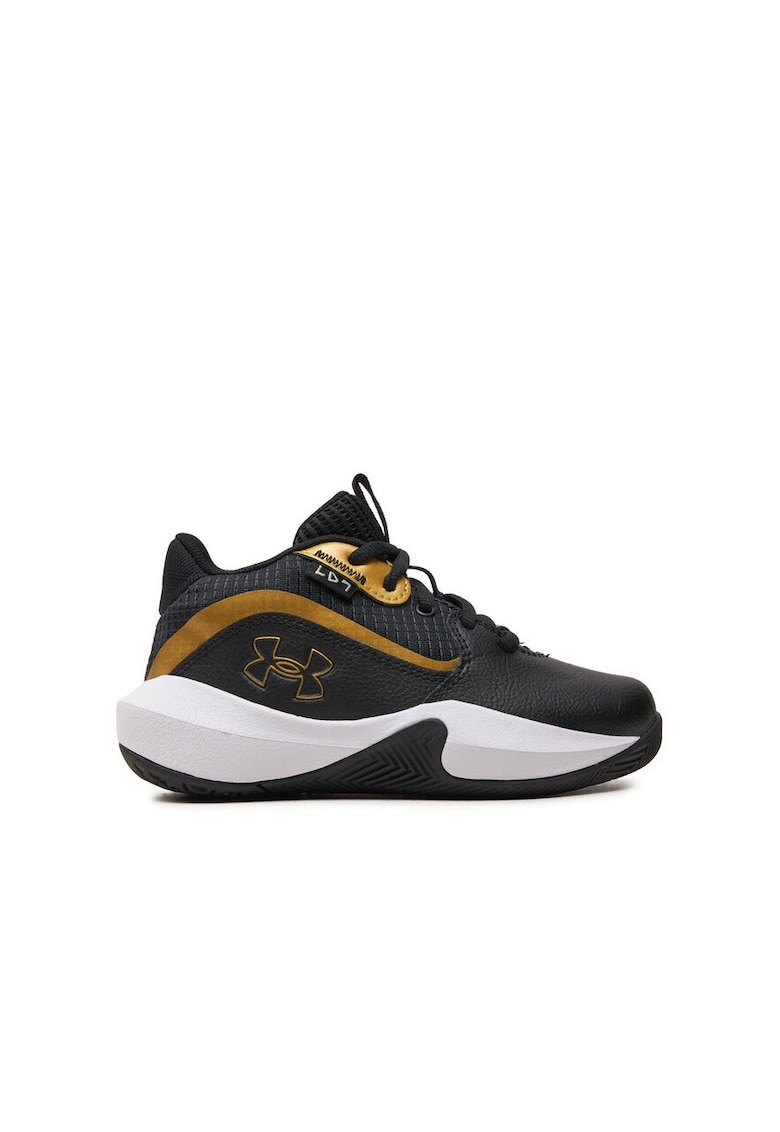 Pantofi baschet copii - 01878 - Sintetic - Negru