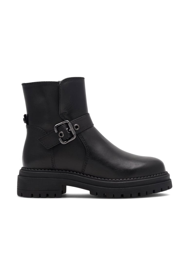 Ghete dama 5905588111368 - Piele naturala - Negru - Negru