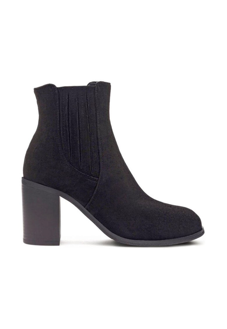 Botine dama - 590559 - Textil - Negru -