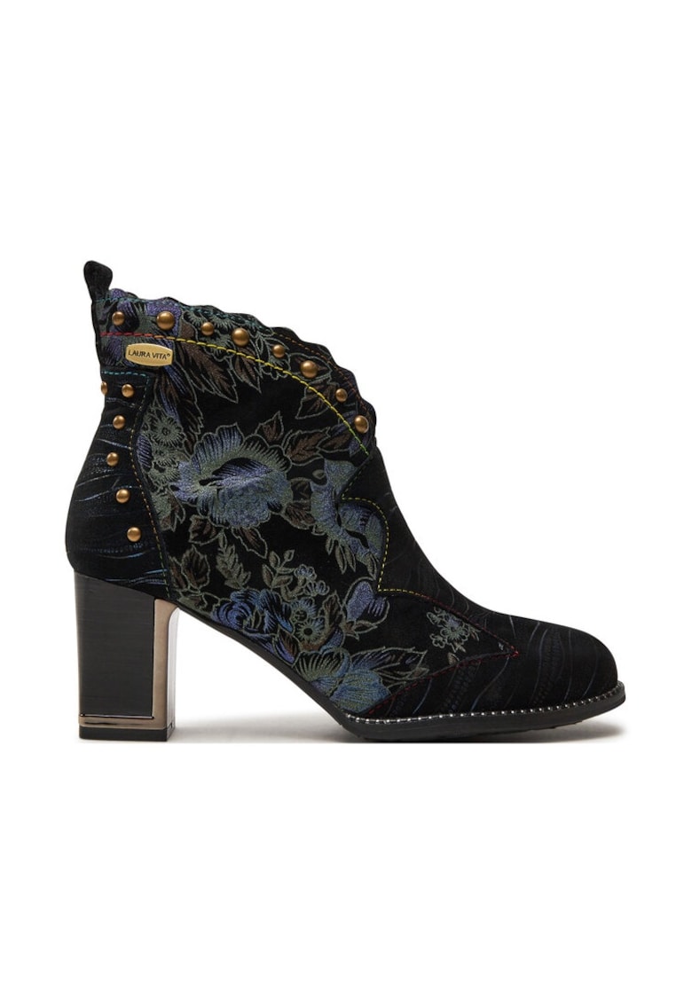 Botine dama -  304356 - Piele naturala - Albastru -