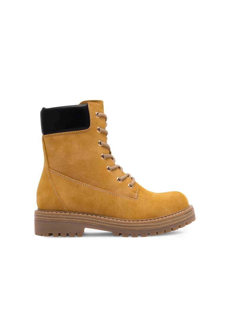 Botine dama - 590559 - Sintetic/Textil - Maro -