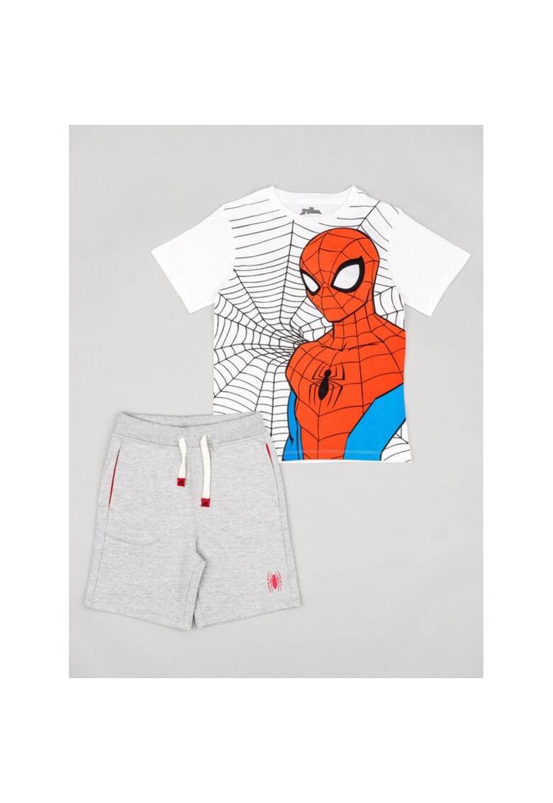 Compleu copii - 700189 - Gri/Alb - Bumbac Compleu copii - 700189 - Gri/Alb - Bumbac