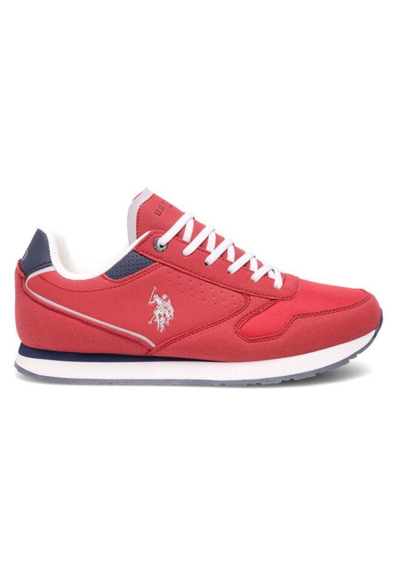 Pantofi sport copii - US POLO ASSN - 590559 - Sintetic - Rosu -
