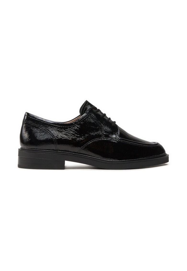 Pantofi Oxford dama - 304313 - Piele naturala. - Negru lacuit