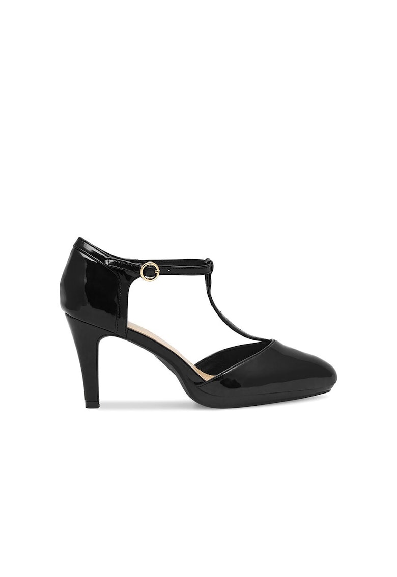 Pantofi dama - 590559 - Sintetic - Negru -