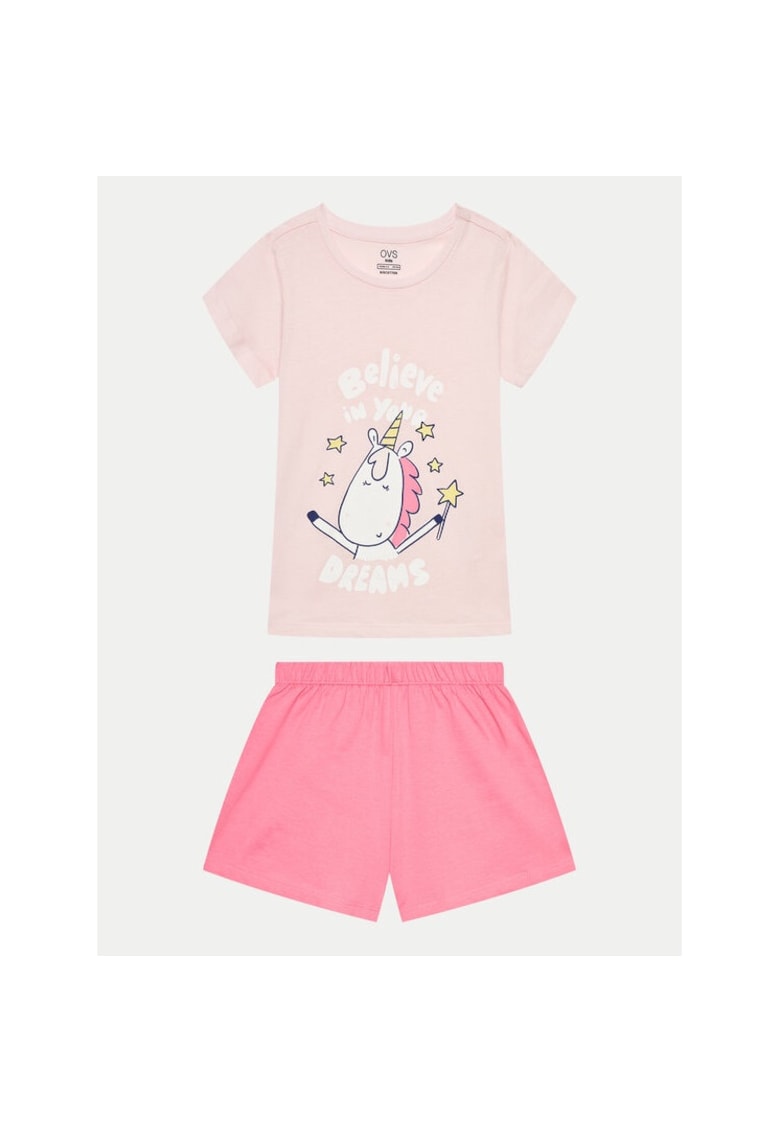 Pijama copii - 834111 - Roz - Bumbac