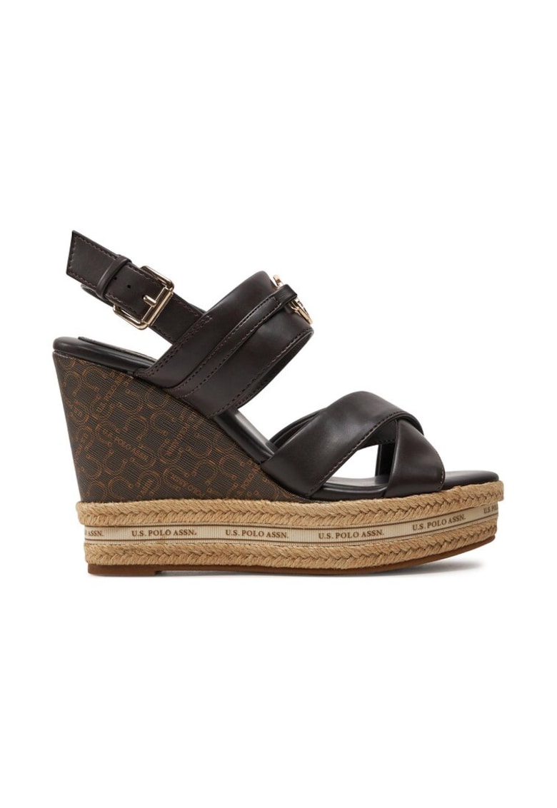 US POLO ASSN Espadrile dama - US POLO ASSN - 303998 - Piele ecologica - - Maro