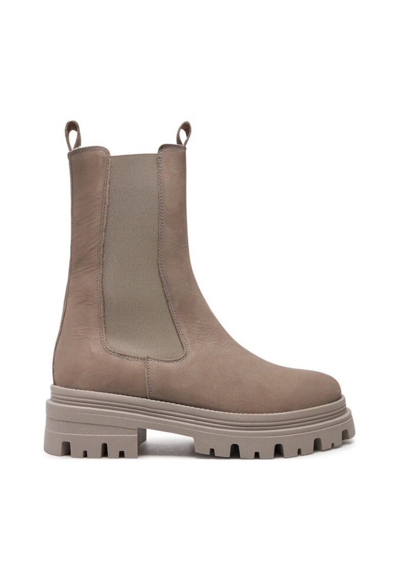 Ghete dama - 304121 - Piele naturala - Gri -