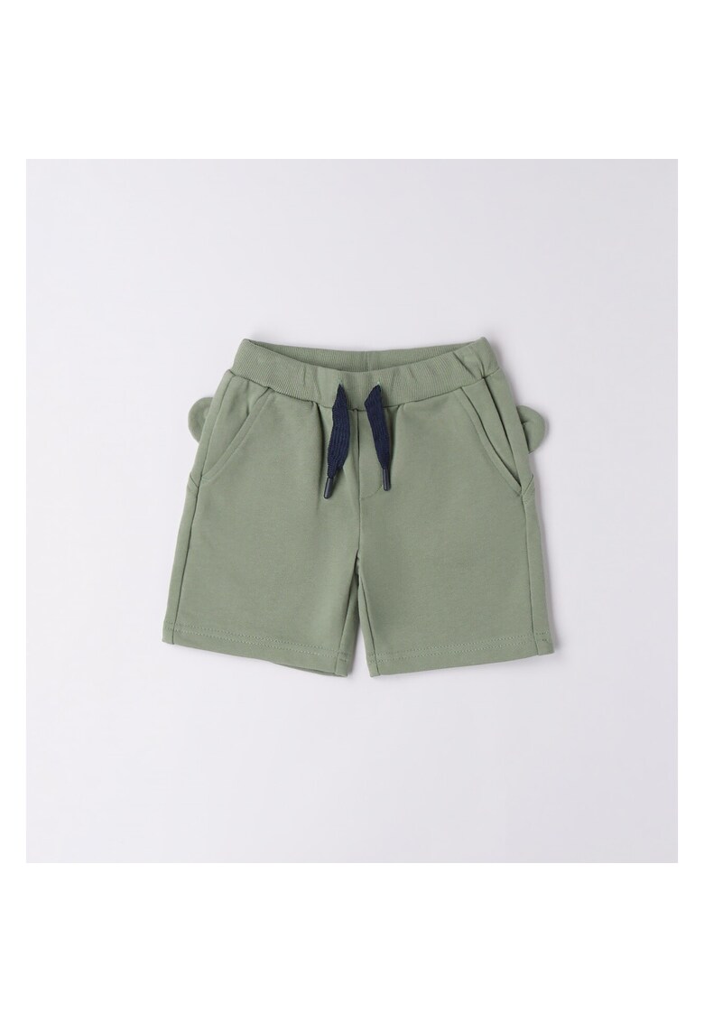 Bermude cu imprimeu haios pentru baieti - 0.6542 - Verde - Verde