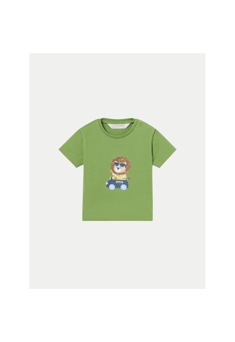 Tricou copii - 29721 - Verde - Bumbac