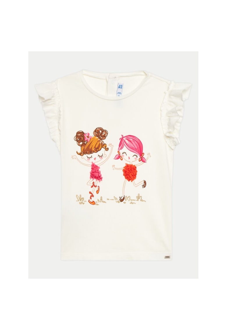 Tricou copii - 12464 - Ecru - Bumbac