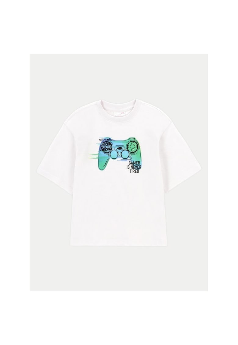 Tricou copii - 48104 - Alb - Bumbac