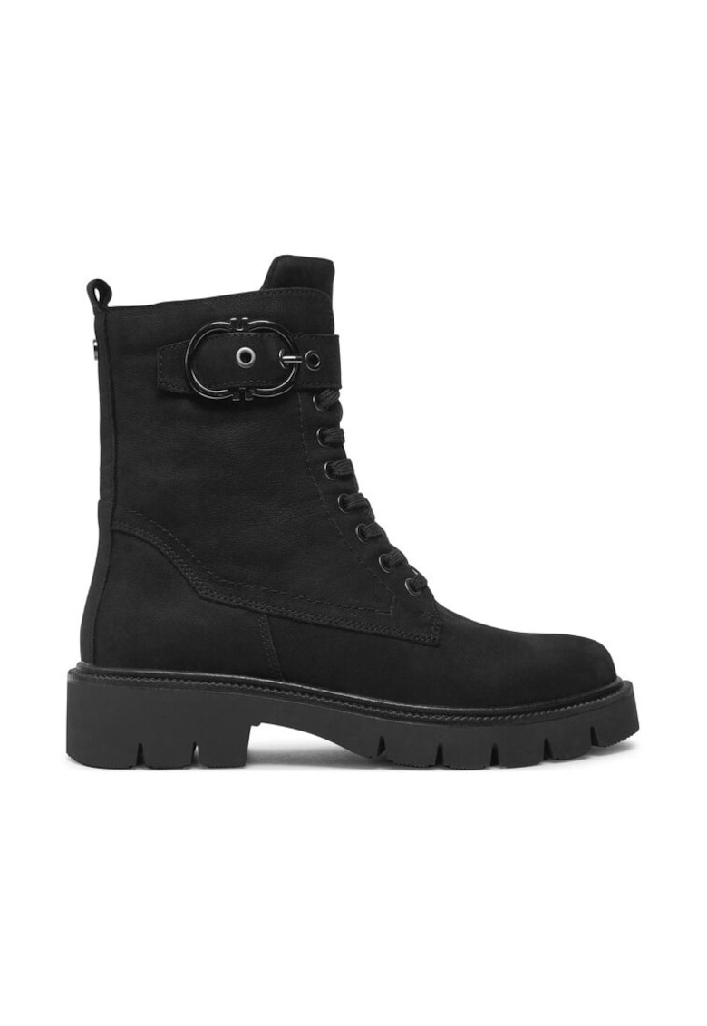 Ghete dama - 304315 - Piele nabuc - Negru