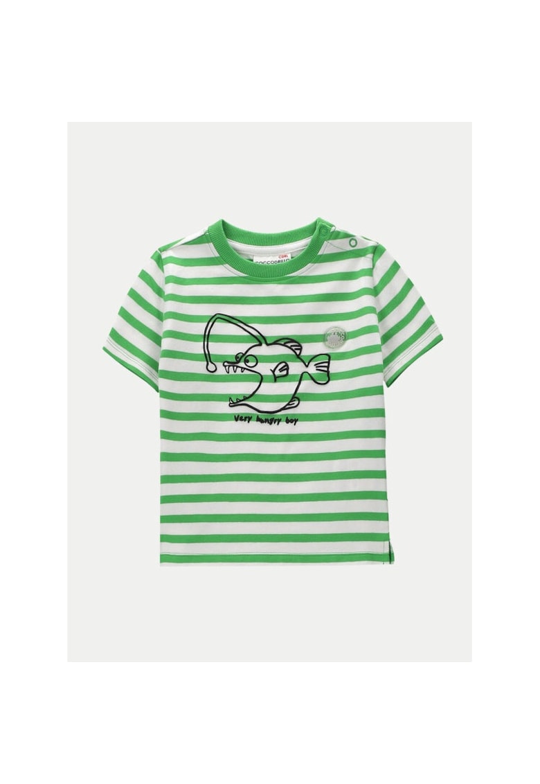 Tricou copii - 50213 - Verde - Bumbac