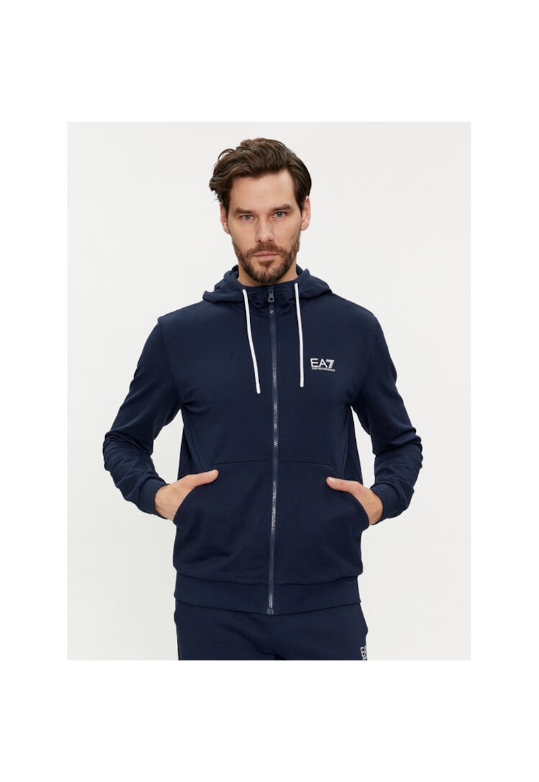 Bluza sport barbati - 535704 - Bleumarin - Bumbac