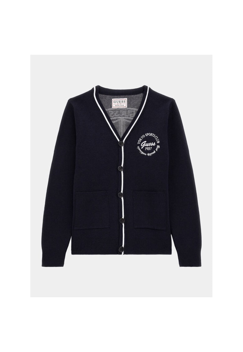 Cardigan copii - 377786 - Bleumarin - Bumbac