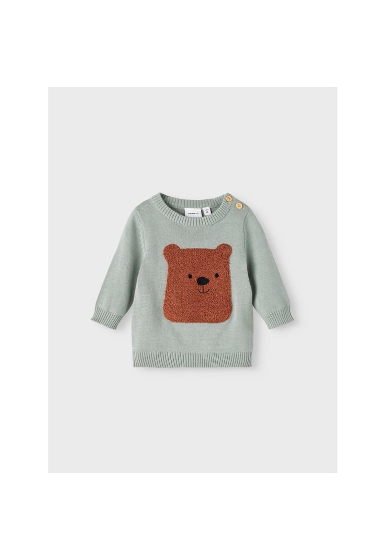 Pulover copii - 814642 - Verde - Bumbac