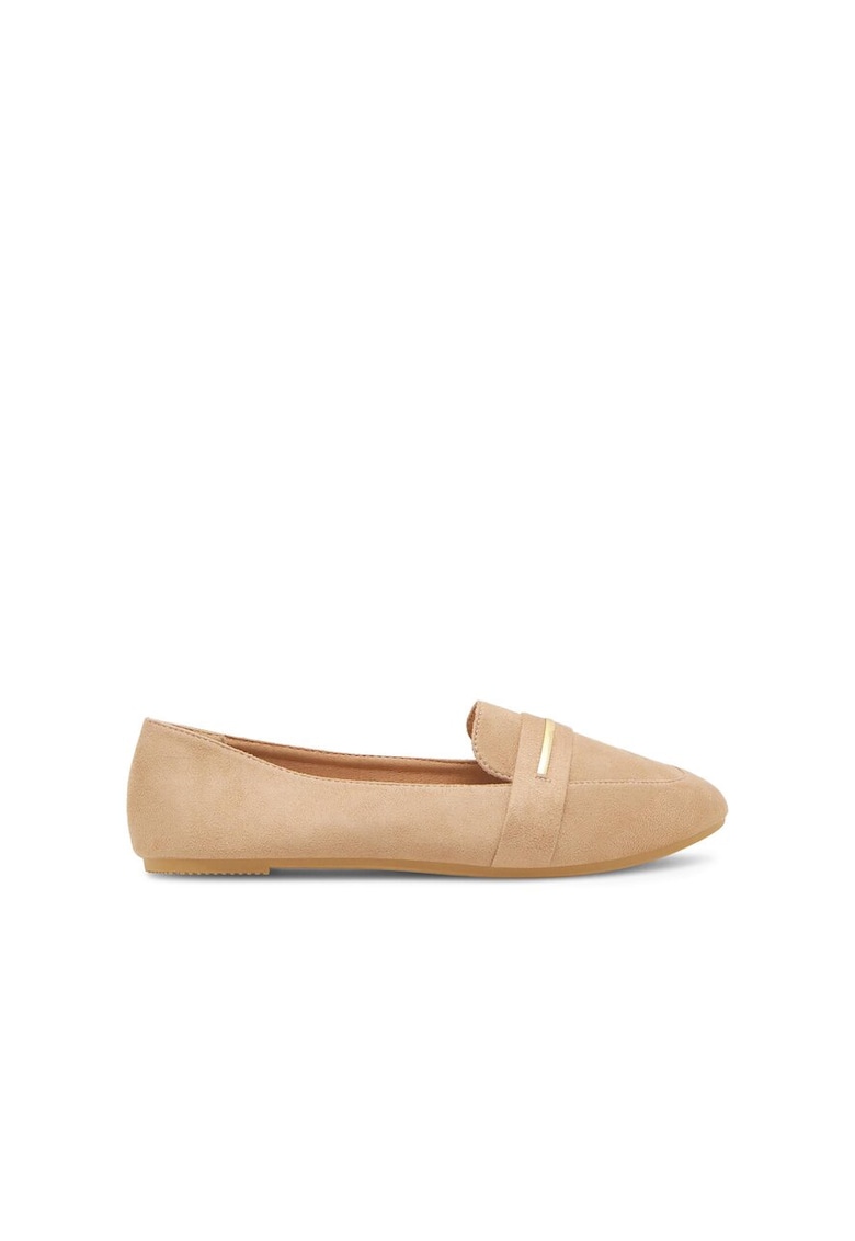 Mocasini dama - 590559 - Textil - Bej -