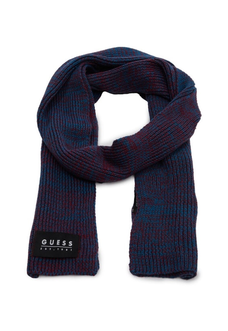 Fular unisex -  762234 - Poliester - Visiniu - Bleumarin - One size INTL