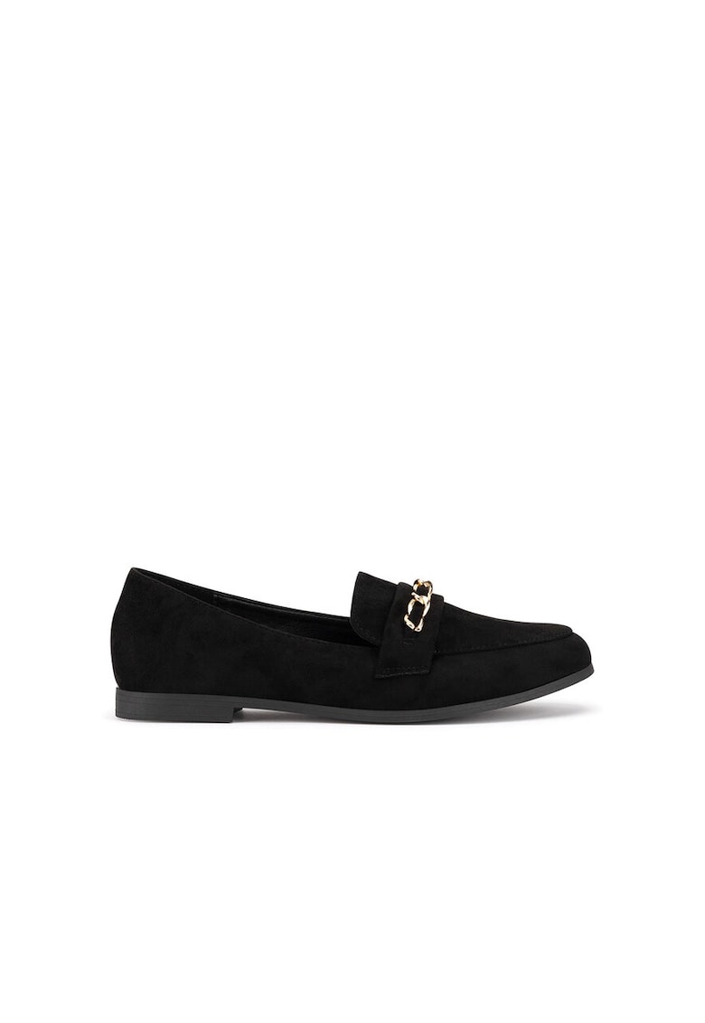 Mocasini dama - 590559 - Textil - Negru -