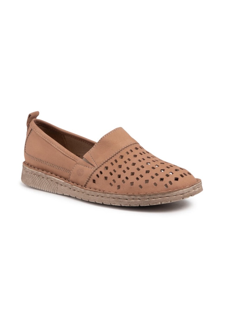Pantofi dama - 206715 - Piele nabuc - Maro - Maro