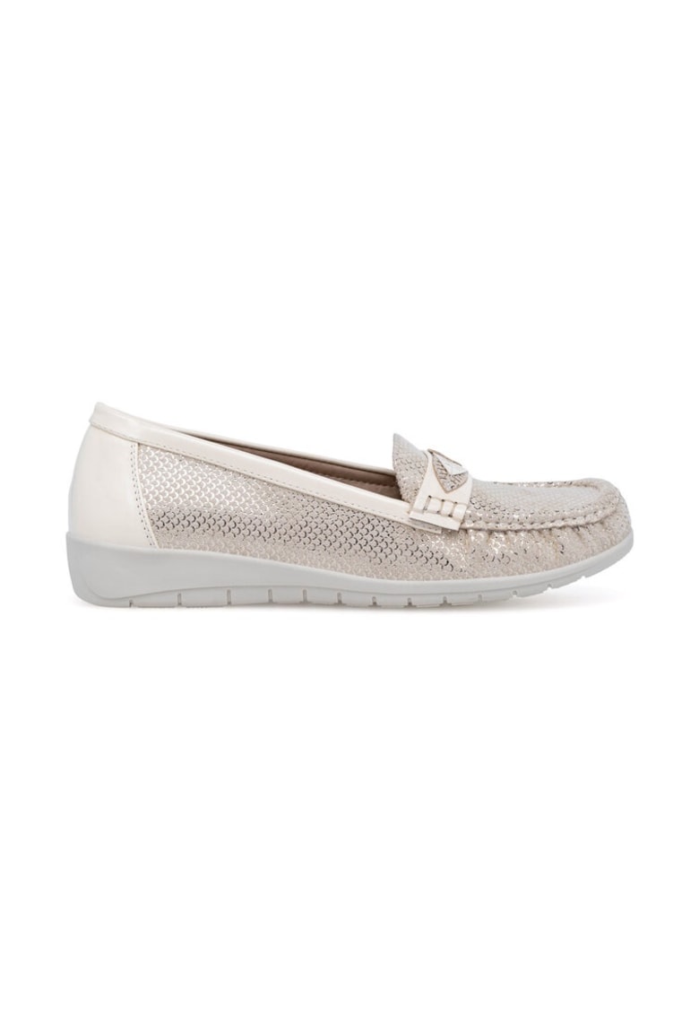 Mocasini dama - 590559 - Sintetic - Bej -