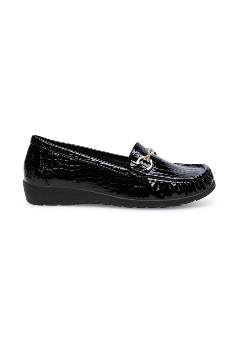 Mocasini dama - 590559 - Sintetic - Negru -