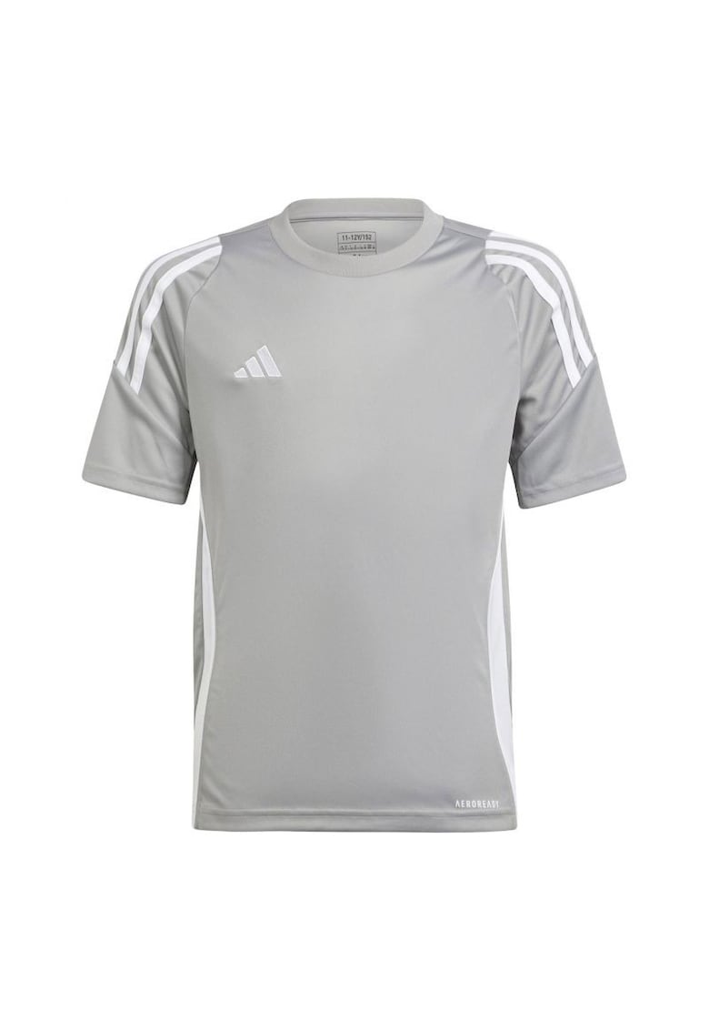 Tricou sport copii tiro 24 jr - poliester - gri