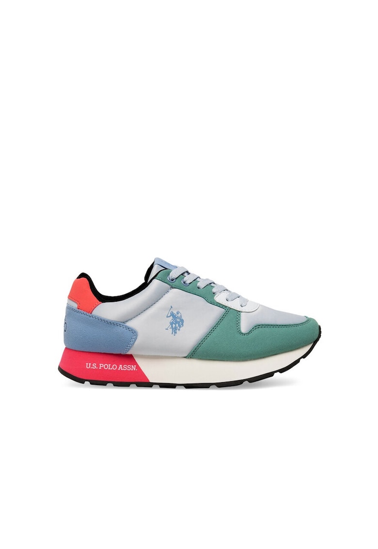 Pantofi sport dama - US POLO ASSN - 590559 - Textil - Multicolor - Multicolor