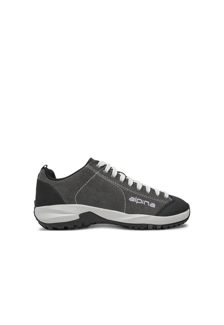 Pantofi dama - Piele naturala - Gri