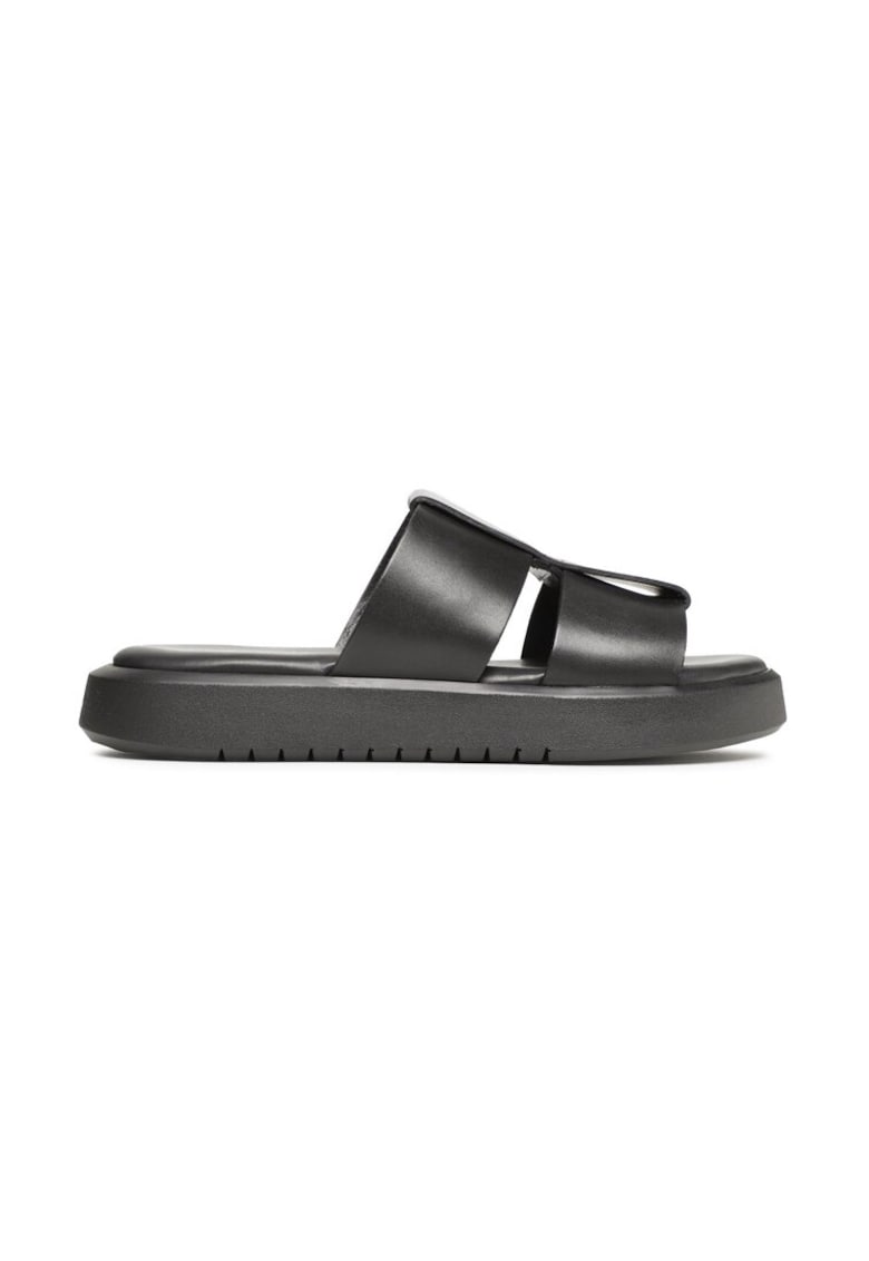 Slapi barbati - 302788 - Piele naturala - Negru