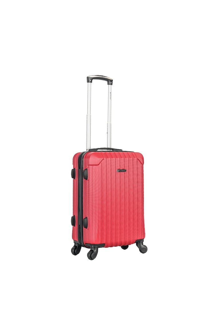 Troler de cabina SW44204 - ABS - 4 roti - cifru - 55 cm - rosu