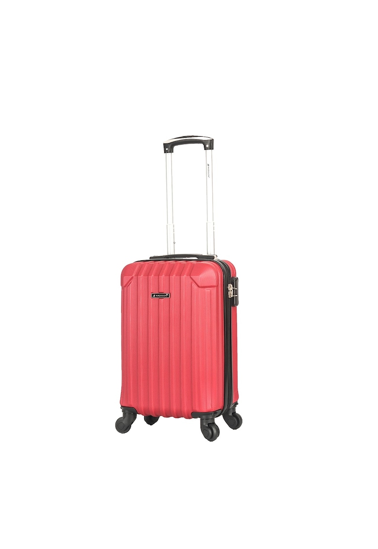 Troler de cabina XS SW44204 - ABS - 4 roti detasabile - cifru - 52 cm - rosu