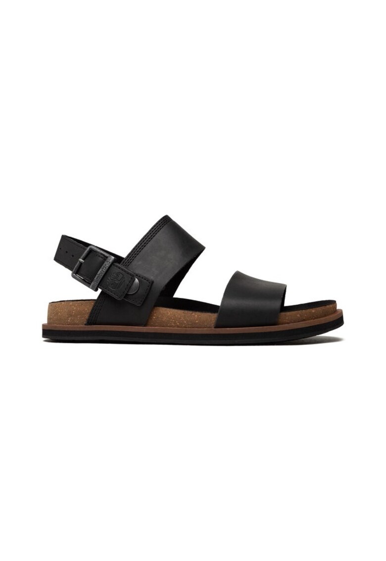 Sandale barbati - 207031 - Piele naturala - Negru - Negru